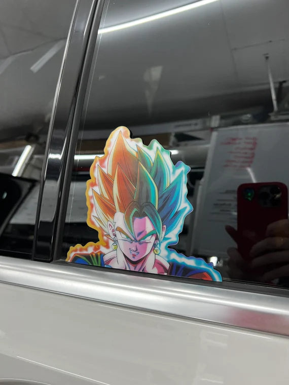 Goku Motion Peeker Sticker, Waterproof, anti-fading, Perfect for cars, laptops, windows and more! Dragon Ball, Dragon Ball Z