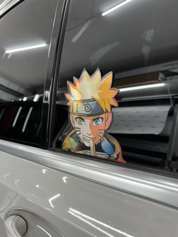 Naruto Uzamaki Motion Peeker Sticker, Waterproof, anti-fading, Perfect for cars, laptops, windows and more!