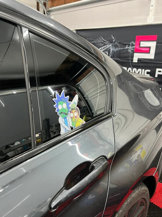 Rick and Morty Motion Peeker Sticker, Waterproof, anti-fading, Perfect for cars, laptops, windows and more! Rick and Morty Stickers
