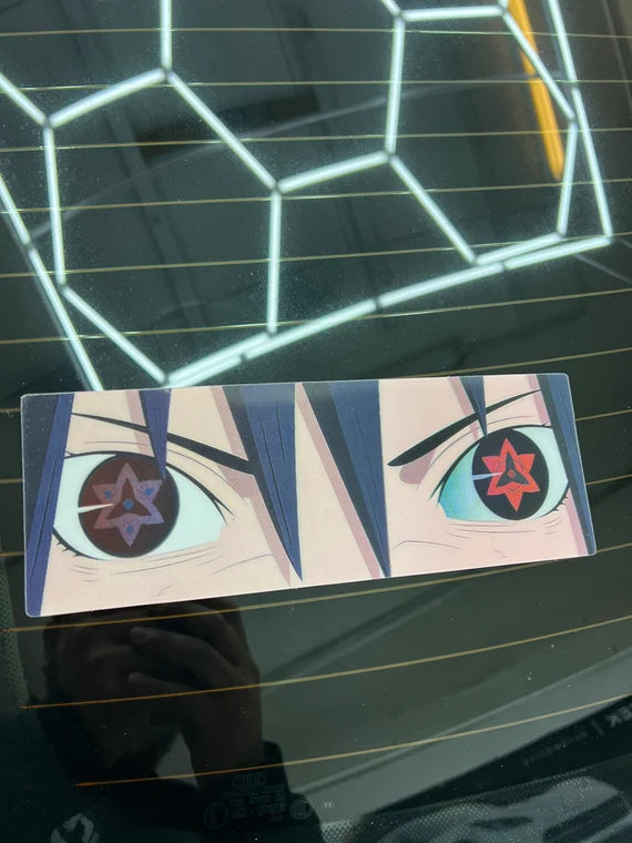 Sasuke Slap Motion Peeker Sticker, Waterproof, anti-fading, Perfect for cars, laptops, windows and more! Naruto