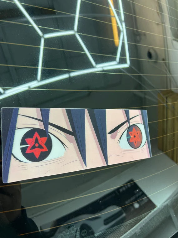 Sasuke Slap Motion Peeker Sticker, Waterproof, anti-fading, Perfect for cars, laptops, windows and more! Naruto