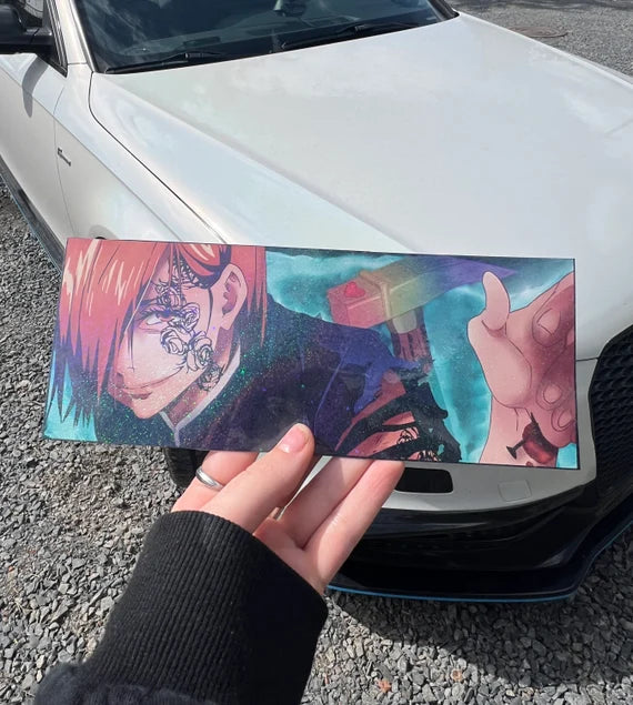 Nobara Kugasaki Slap Sticker, Waterproof, anti-fading, Perfect for cars, laptops, windows and more! Jujitsu Kaisen