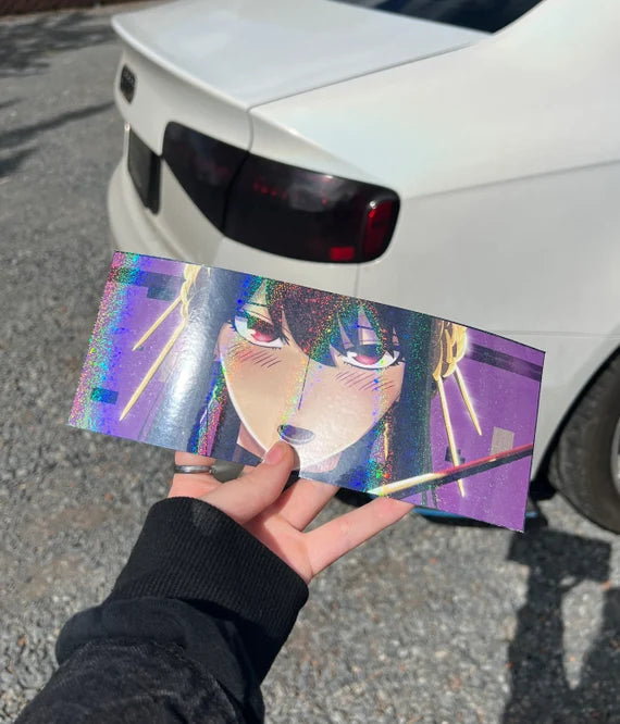 Yor Forger Slap Sticker, Car Slap Sticker, Waterproof, anti-fading, Perfect for cars, laptops, windows and more! Spy X Family Anime