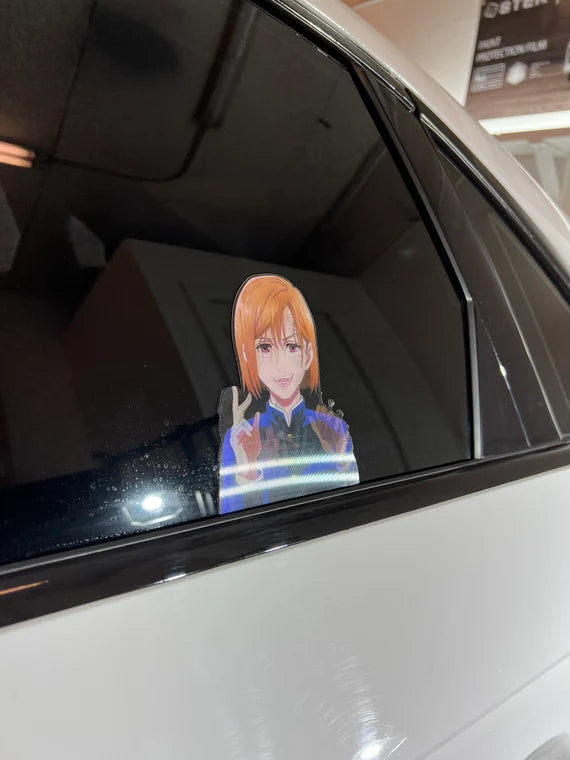 Nobara Motion Sticker, Waterproof, anti-fading, Perfect for cars, laptops, windows and more! Jujitsu Kaisen