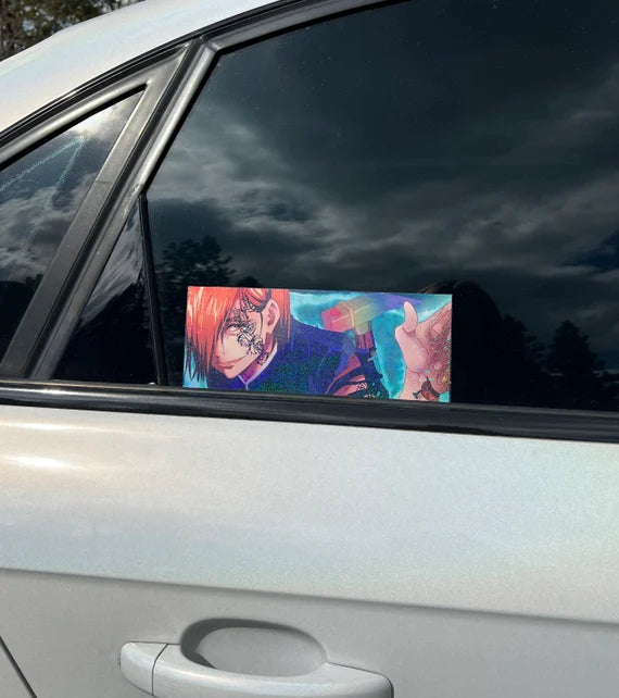 Nobara Kugasaki Slap Sticker, Waterproof, anti-fading, Perfect for cars, laptops, windows and more! Jujitsu Kaisen