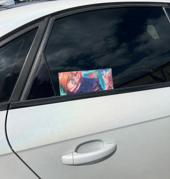 Nobara Kugasaki Slap Sticker, Waterproof, anti-fading, Perfect for cars, laptops, windows and more! Jujitsu Kaisen
