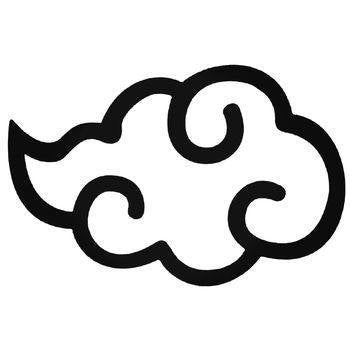 Akatsuki Cloud Decal 6in Waterproof Perfect for cars, mugs, decor, High Quality Premium Sticker