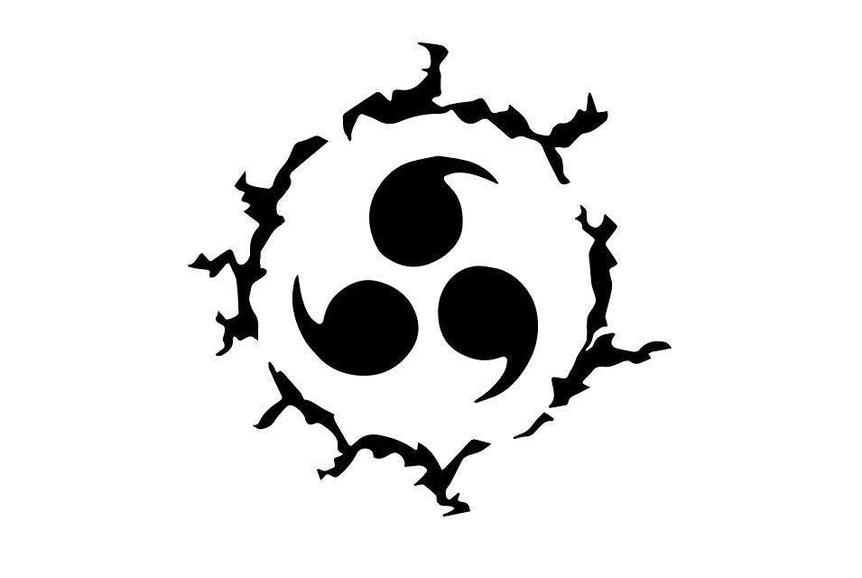 Sasuke Uchiha Curse Mark Naruto Vinyl Decal Waterproof Perfect for cars, mugs, decor, High Quality Premium Sticker