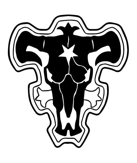 Black Bulls Magic Knights Logo Vinyl Decal