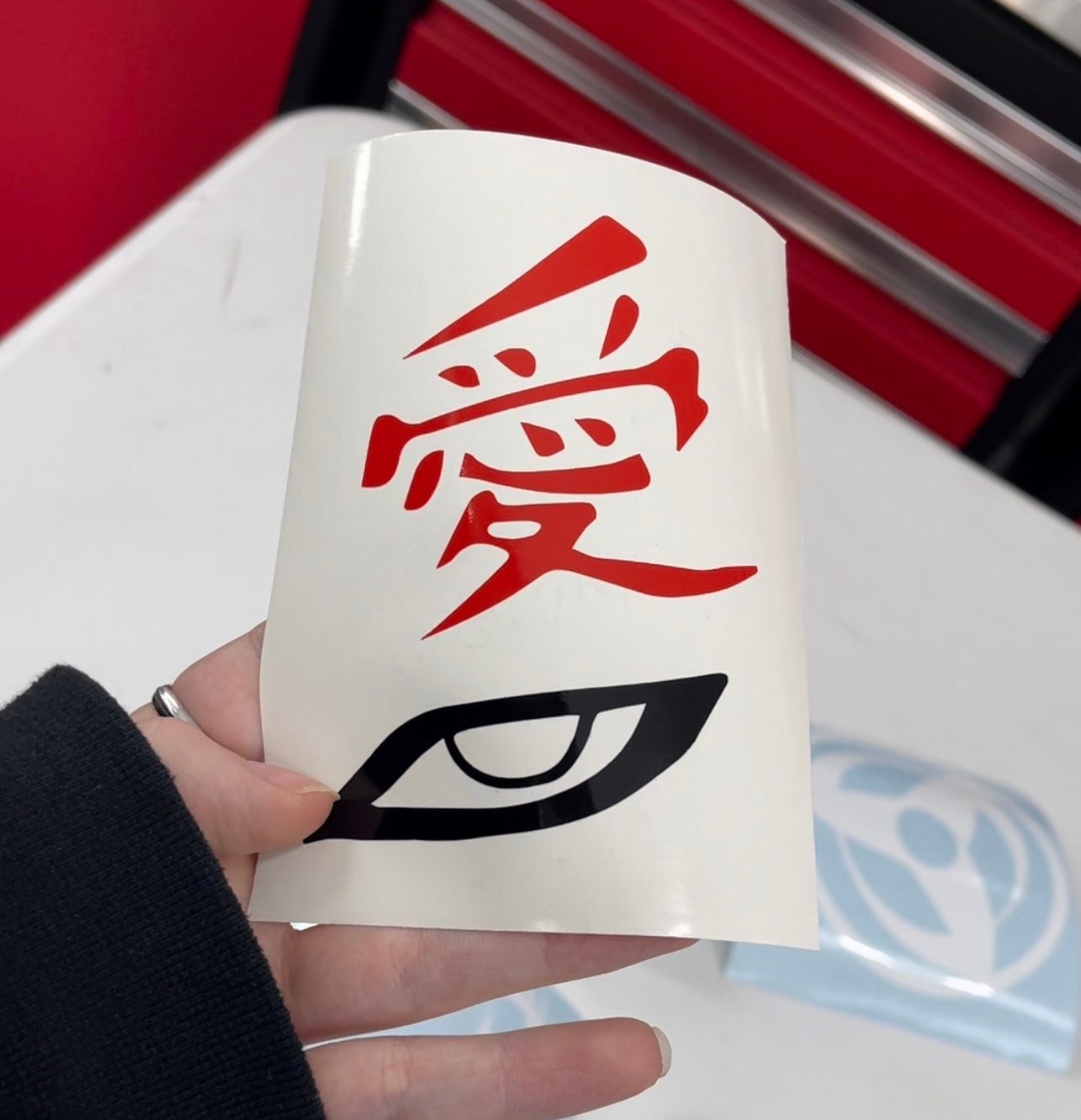 Gaara Symbol Naruto Vinyl Decal 6 in Waterproof Perfect for cars, mugs, decor, High Quality Premium Sticker