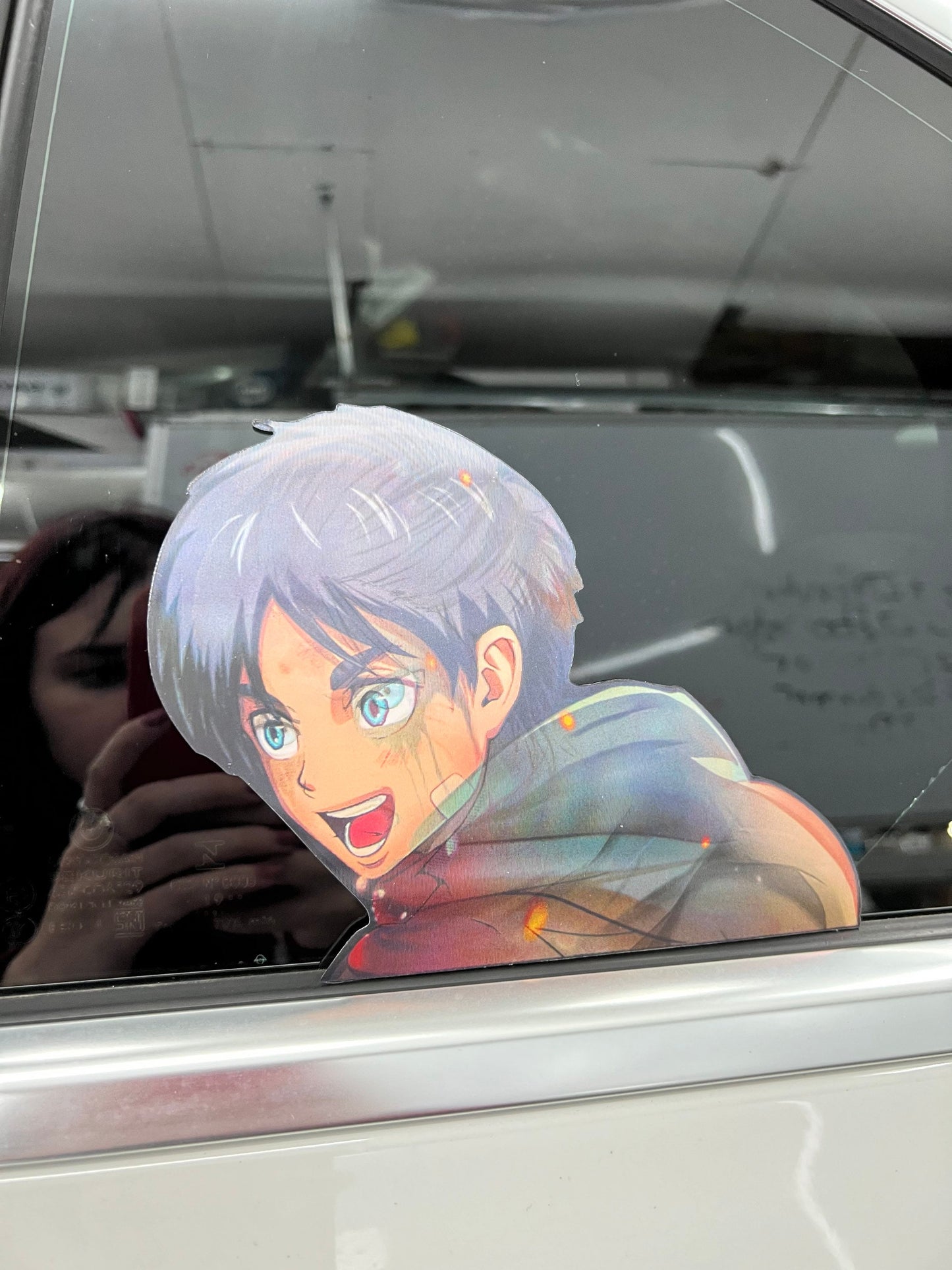 Eren Jaeger Motion Sticker, Waterproof, anti-fading, Perfect for cars, laptops, windows and more! Attack On Titan