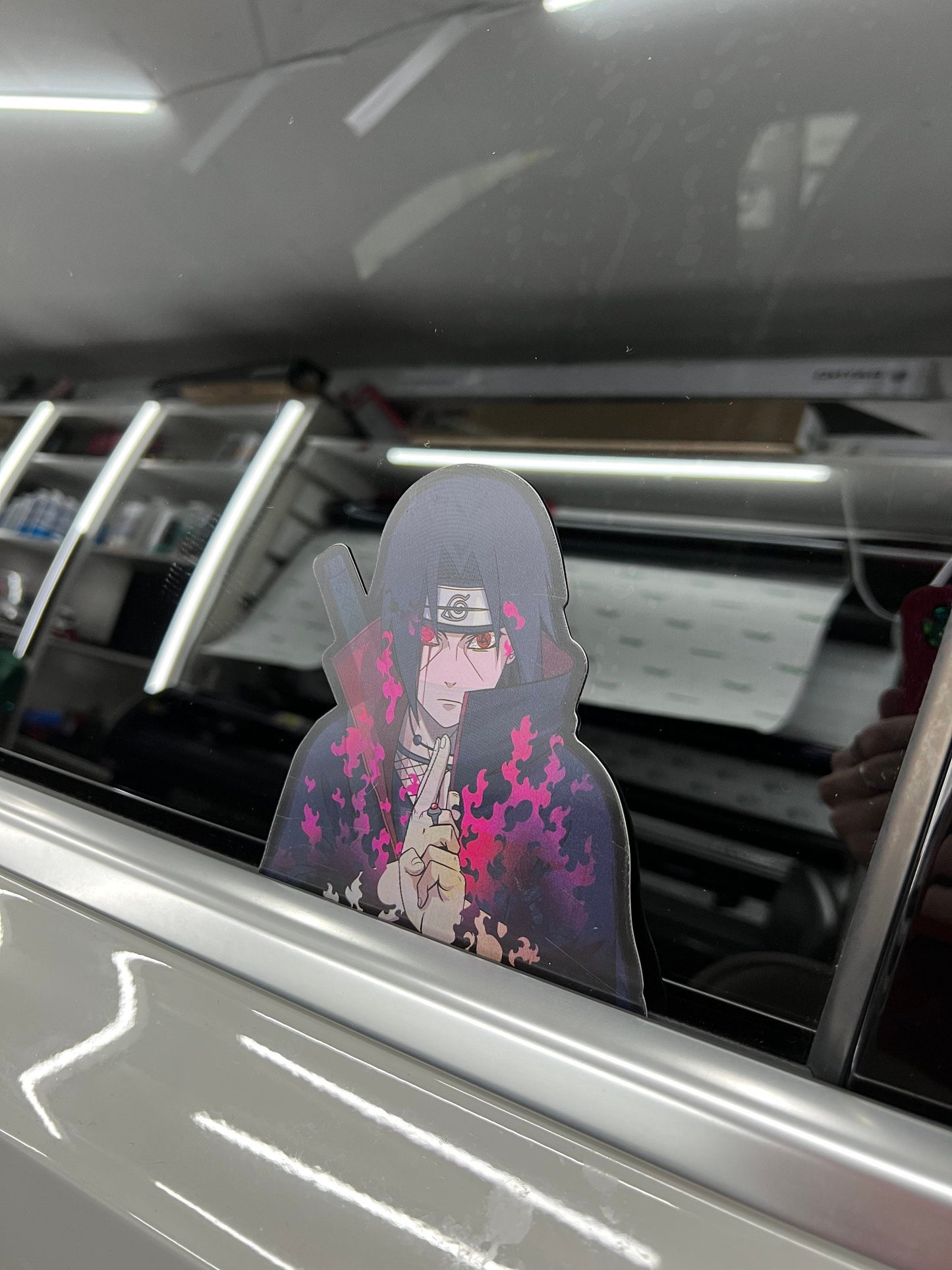 Itachi Uchiha Motion Sticker, Waterproof, anti-fading, Perfect for cars, laptops, windows and more! Naruto
