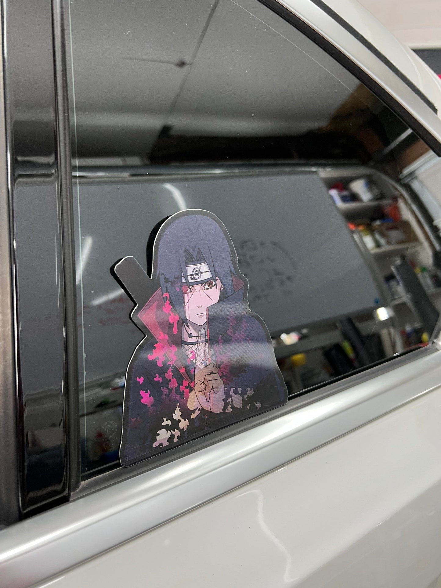 Itachi Uchiha Motion Sticker, Waterproof, anti-fading, Perfect for cars, laptops, windows and more! Naruto