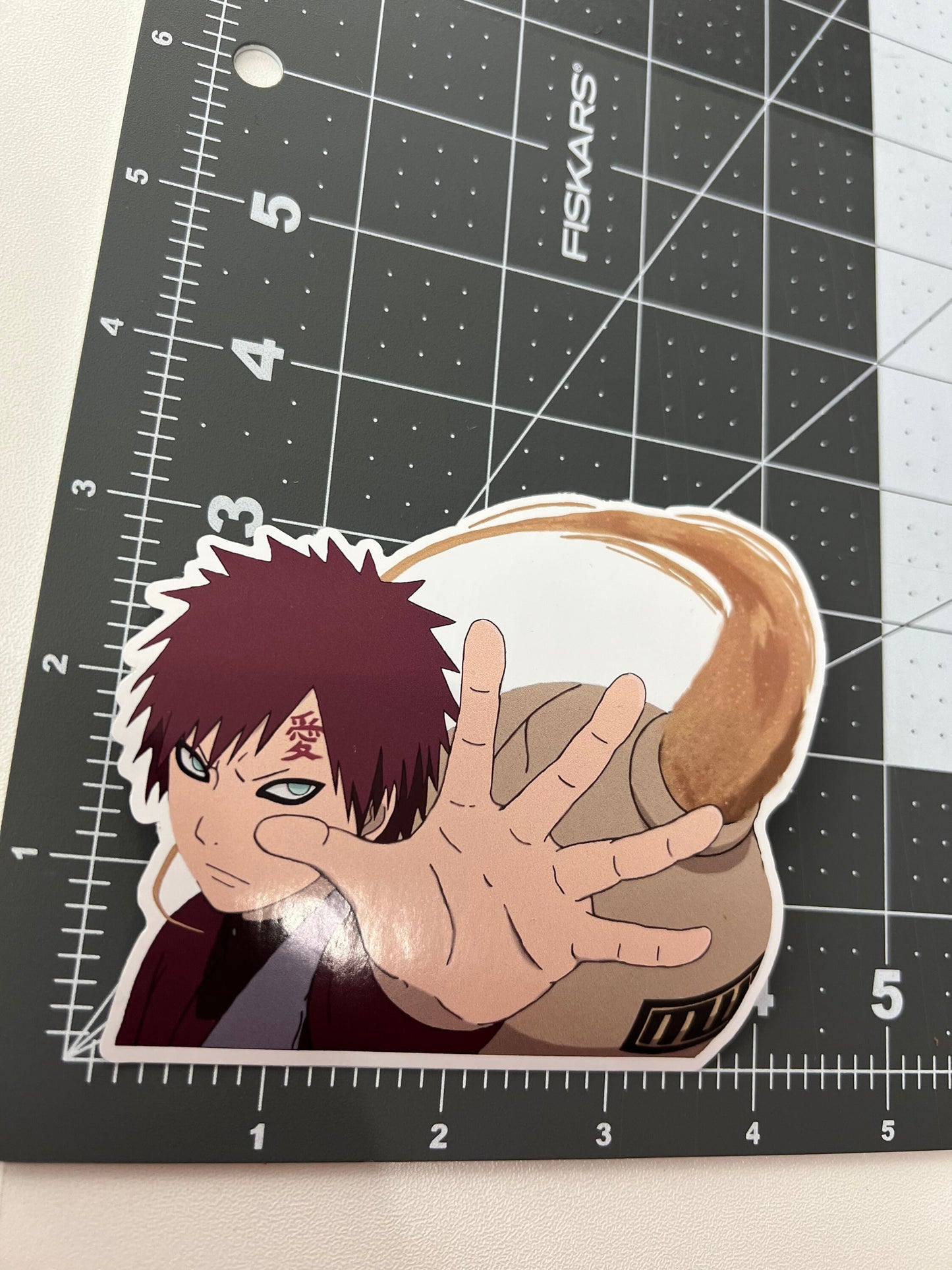 Gaara of the Sand Naruto Sticker, Waterproof, anti-fading, Perfect for cars, laptops, windows and more!