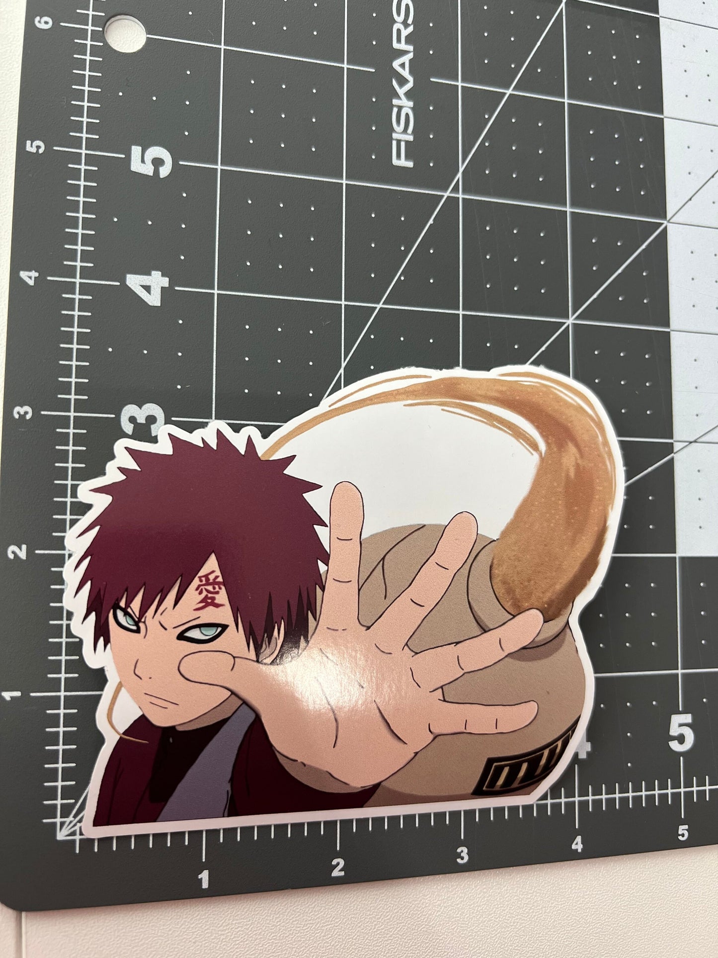 Gaara of the Sand Naruto Sticker, Waterproof, anti-fading, Perfect for cars, laptops, windows and more!