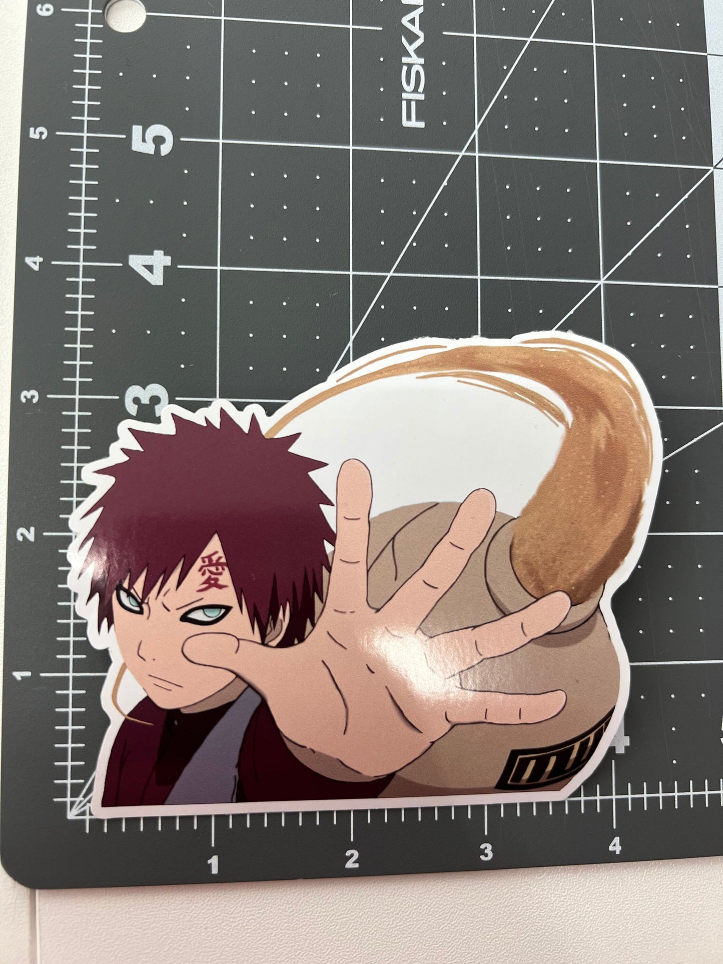 Gaara of the Sand Naruto Sticker, Waterproof, anti-fading, Perfect for cars, laptops, windows and more!