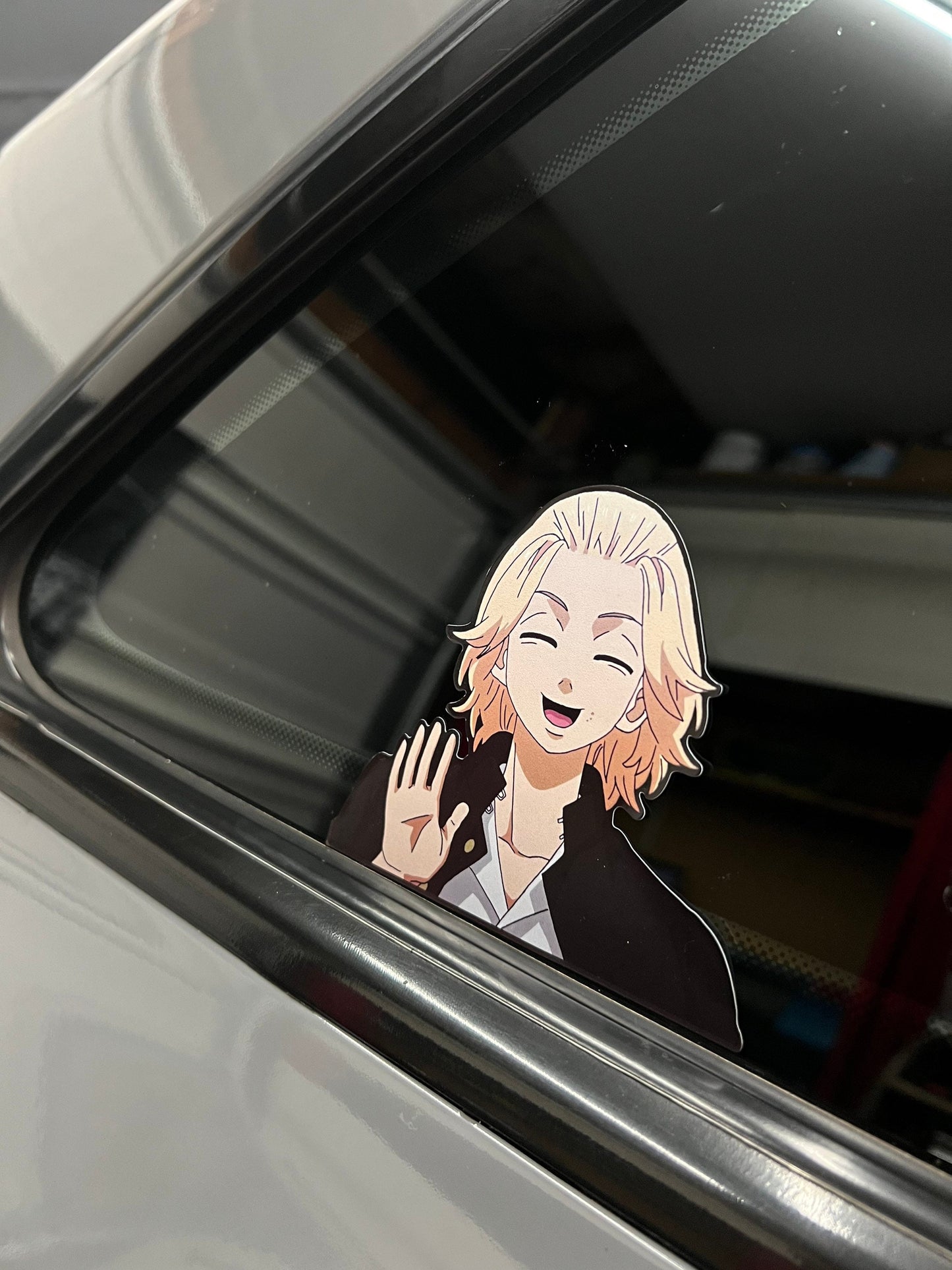 Mikey Waving Sticker, Waterproof, anti-fading, Perfect for cars, laptops, windows and more! Toyko Revengers