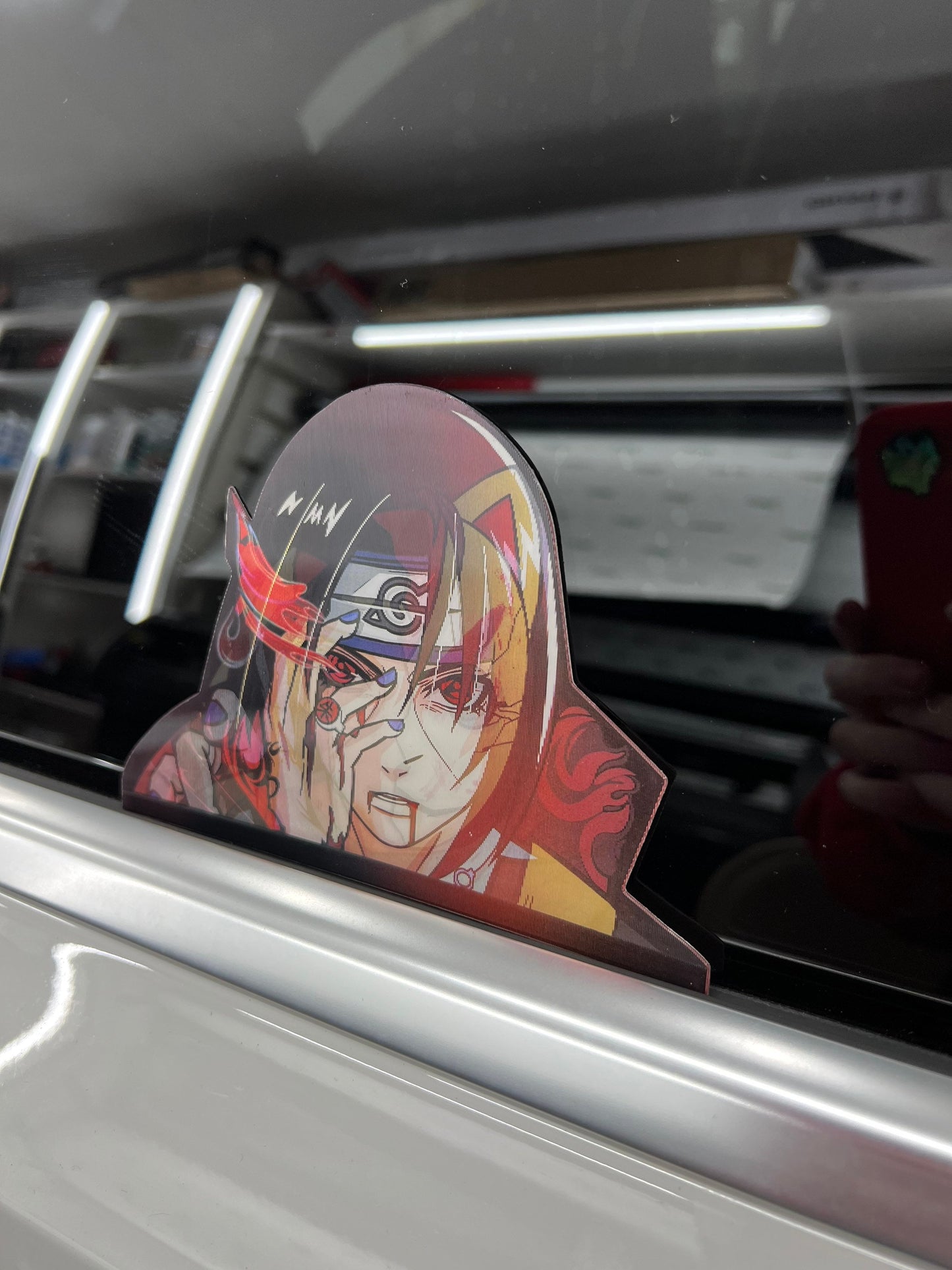 Itachi Uchiha Motion Peeker Sticker, Waterproof, anti-fading, Perfect for cars, laptops, windows and more! Naruto