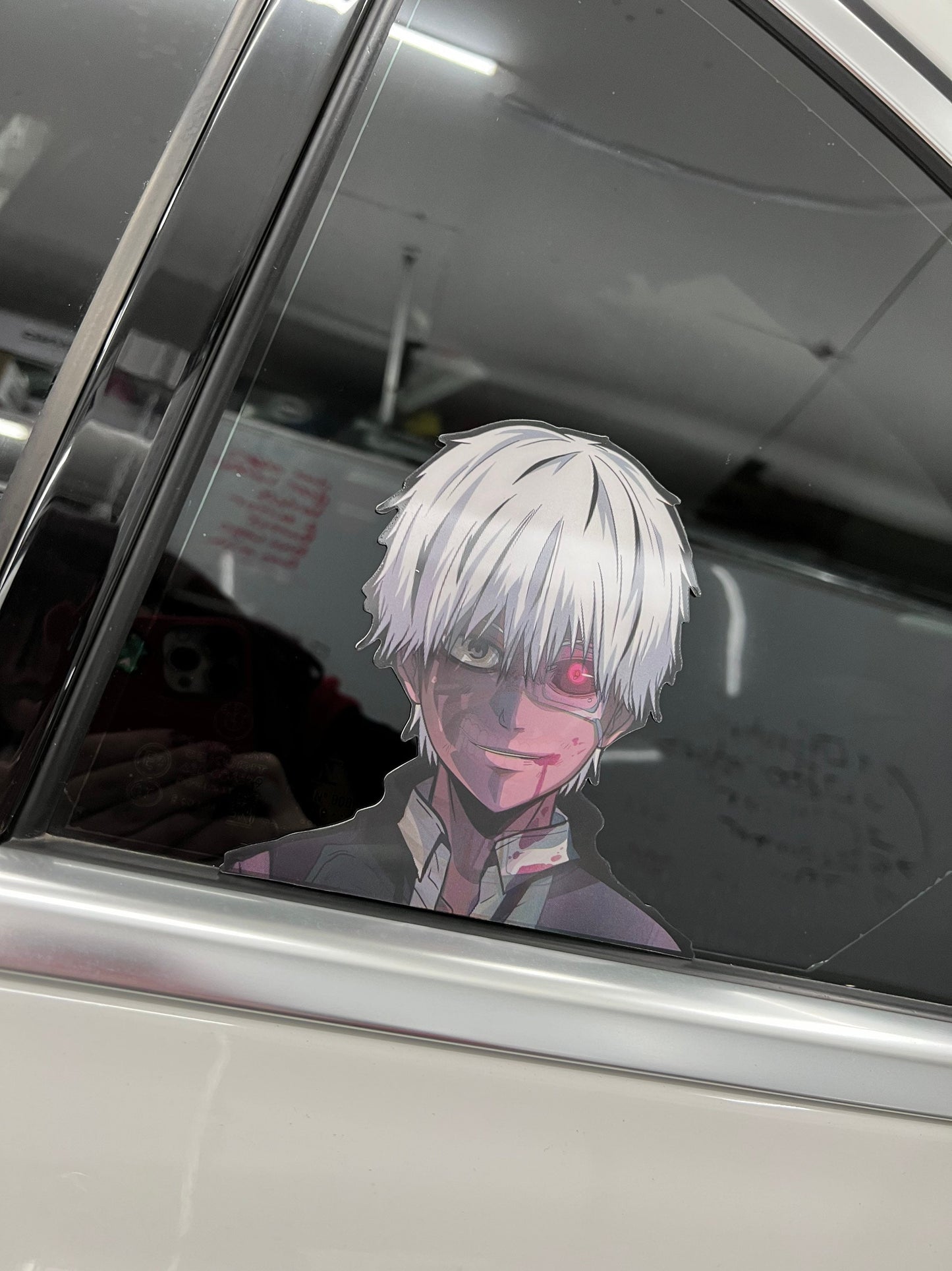 Kaneki Ken Motion Sticker Toyko Ghoul, Waterproof, anti-fading, Perfect for cars, laptops, windows and more!