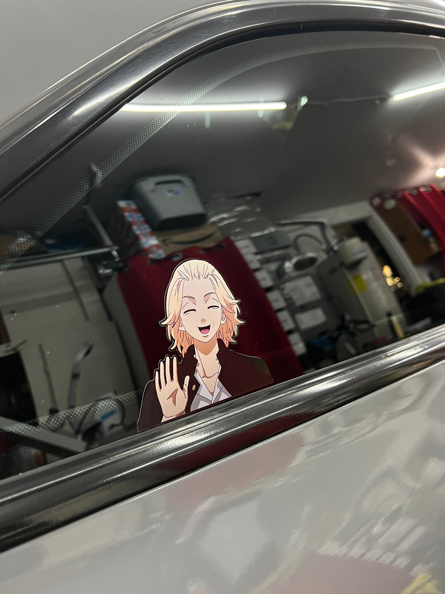 Mikey Waving Sticker, Waterproof, anti-fading, Perfect for cars, laptops, windows and more! Toyko Revengers