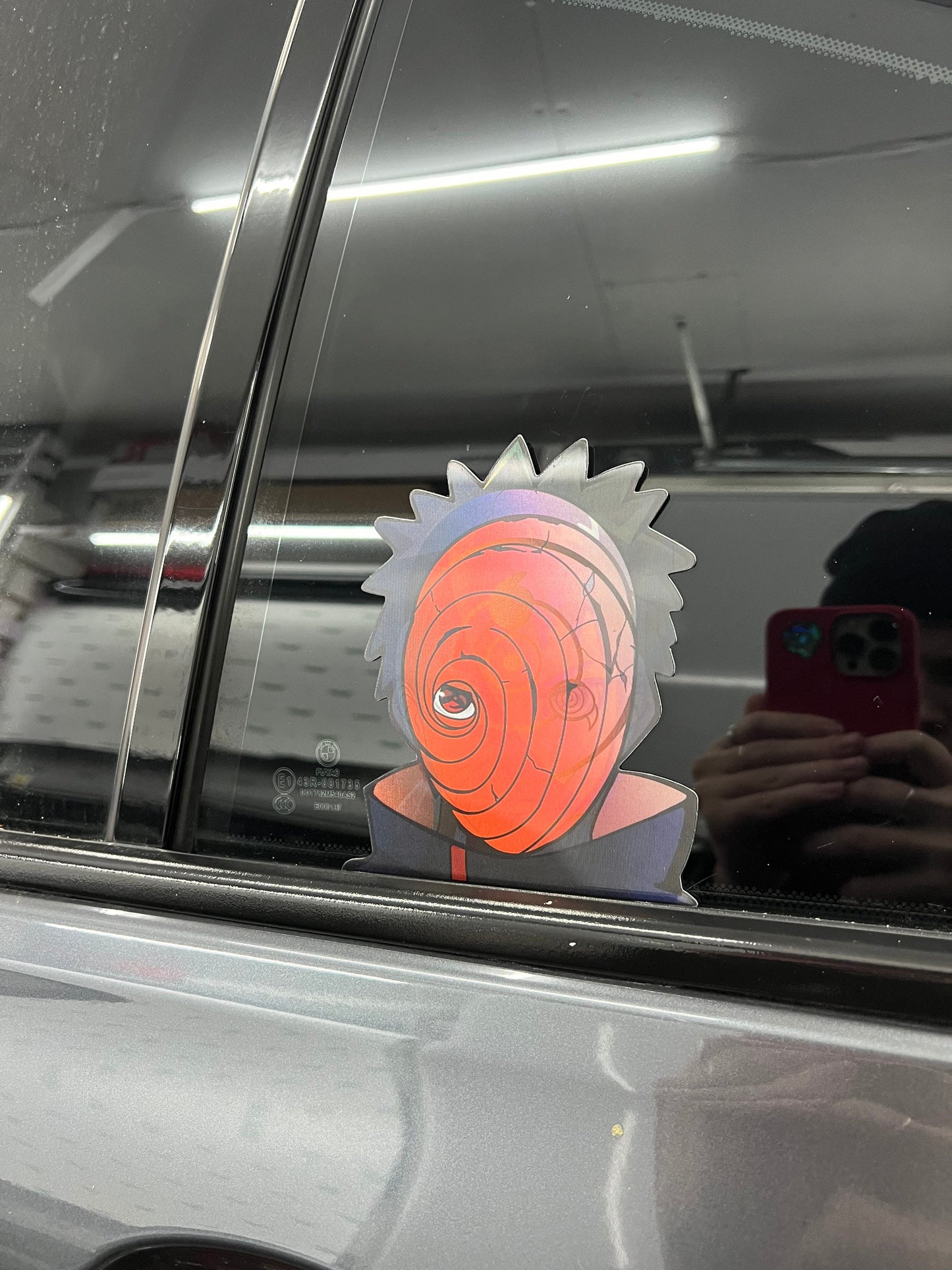 Obito Uchiha Motion Peeker Sticker, Waterproof, anti-fading, Perfect for cars, laptops, windows and more! Naruto