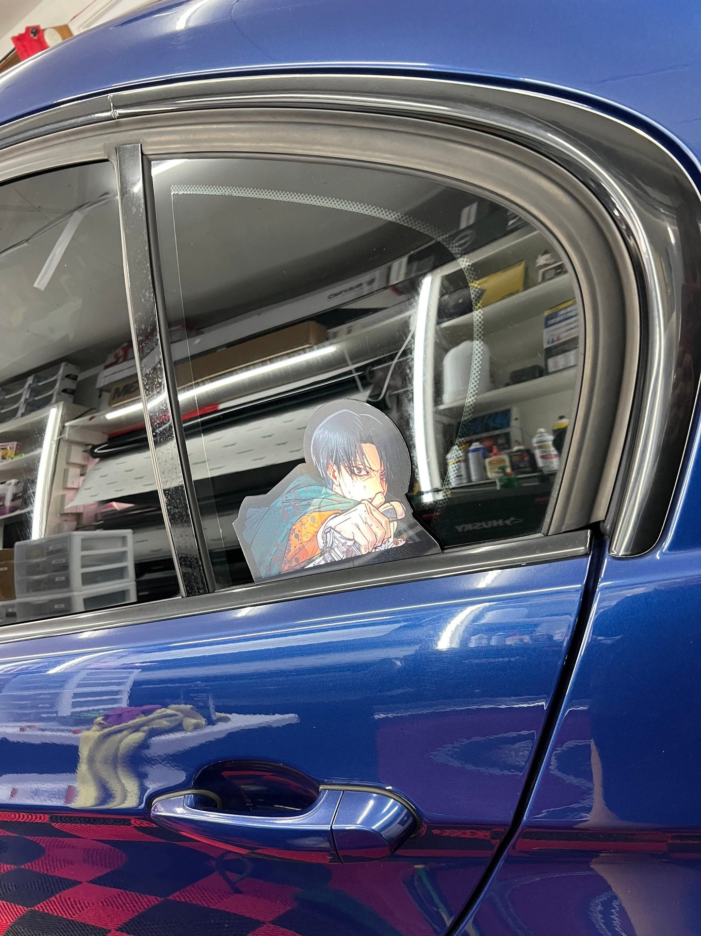 Levi Ackerman Motion Sticker, Waterproof, anti-fading, Perfect for cars, laptops, windows and more! Attack On Titan