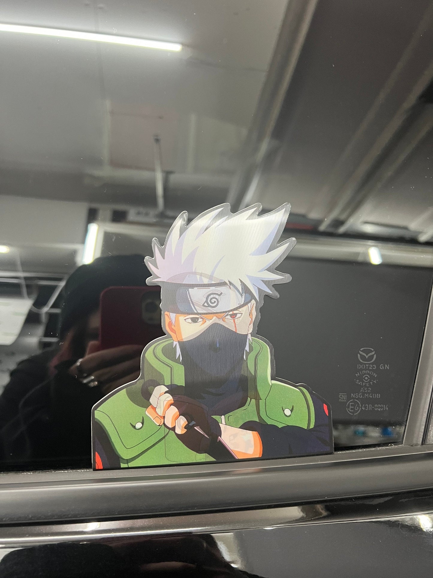 Kakashi Motion Peeker Sticker, Waterproof, anti-fading, Perfect for cars, laptops, windows and more! Naruto
