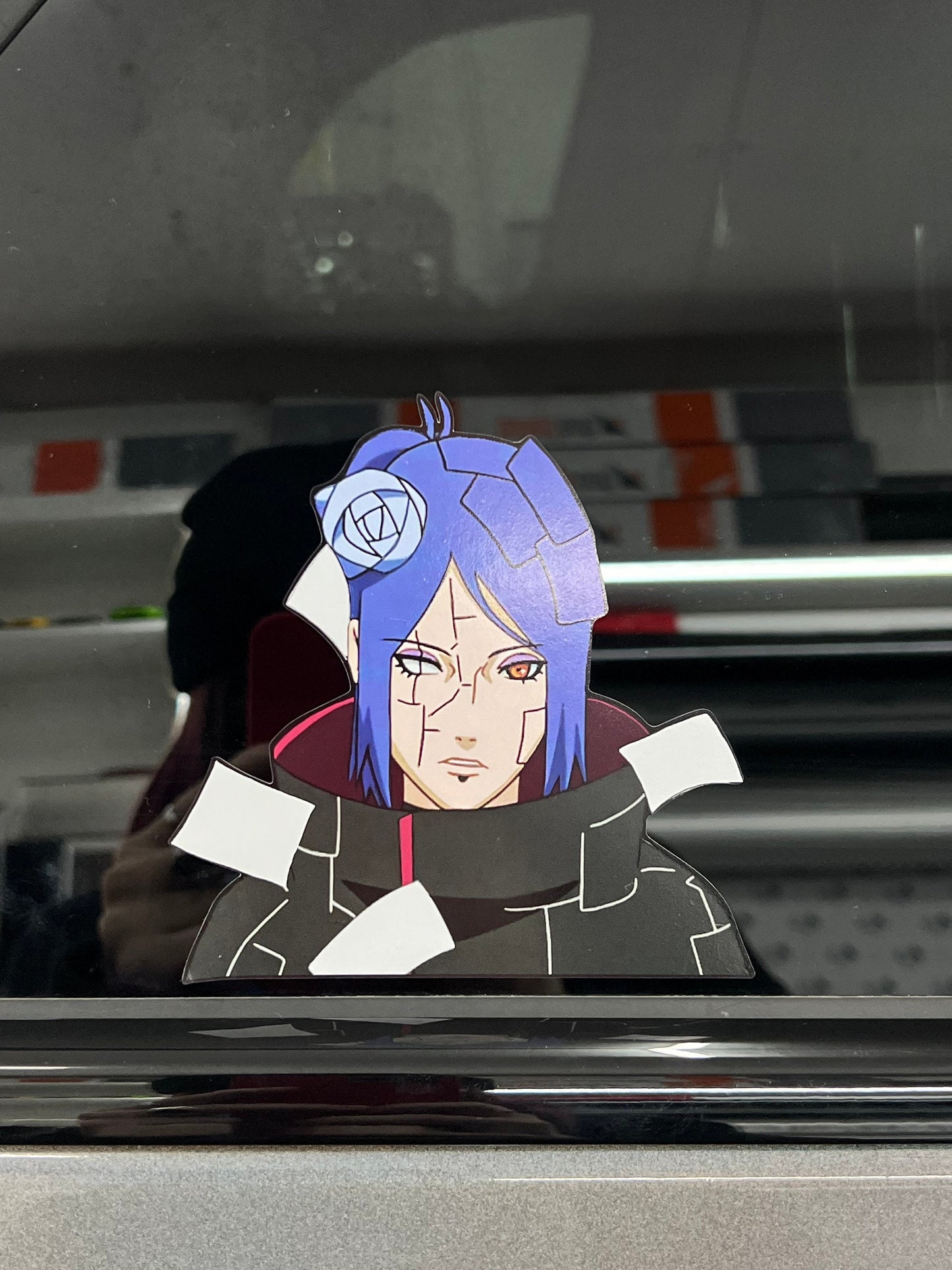 Akatsuki Konan Sticker, Waterproof, anti-fading, Perfect for cars, laptops, windows and more! Naruto Shippuden