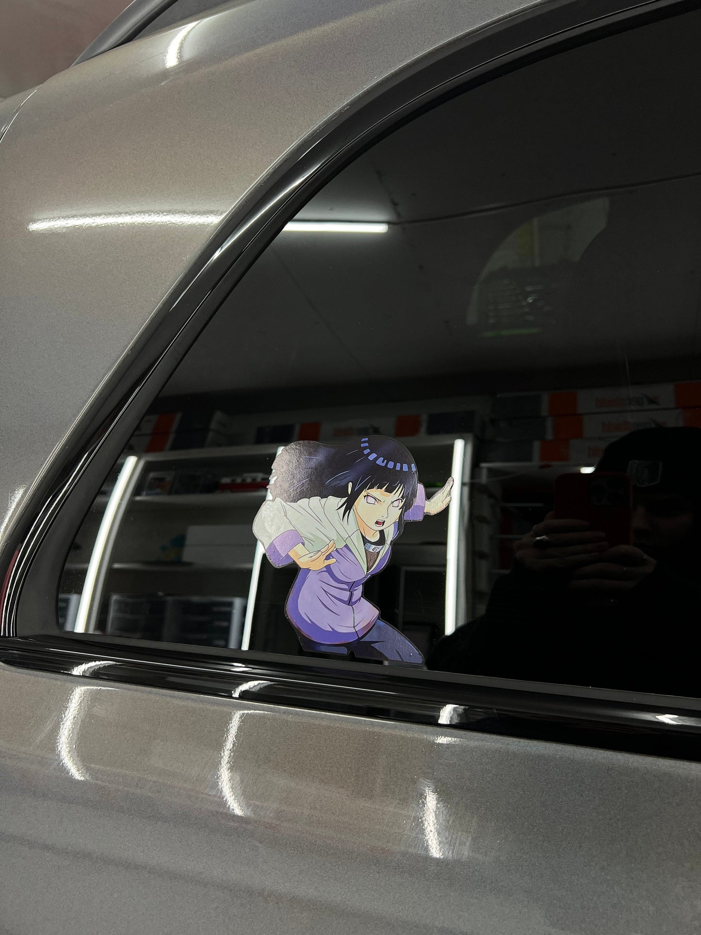 Hinata Hyuga Fighting Sticker, Waterproof, anti-fading, Perfect for cars, laptops, windows and more! Naruto Shippuden