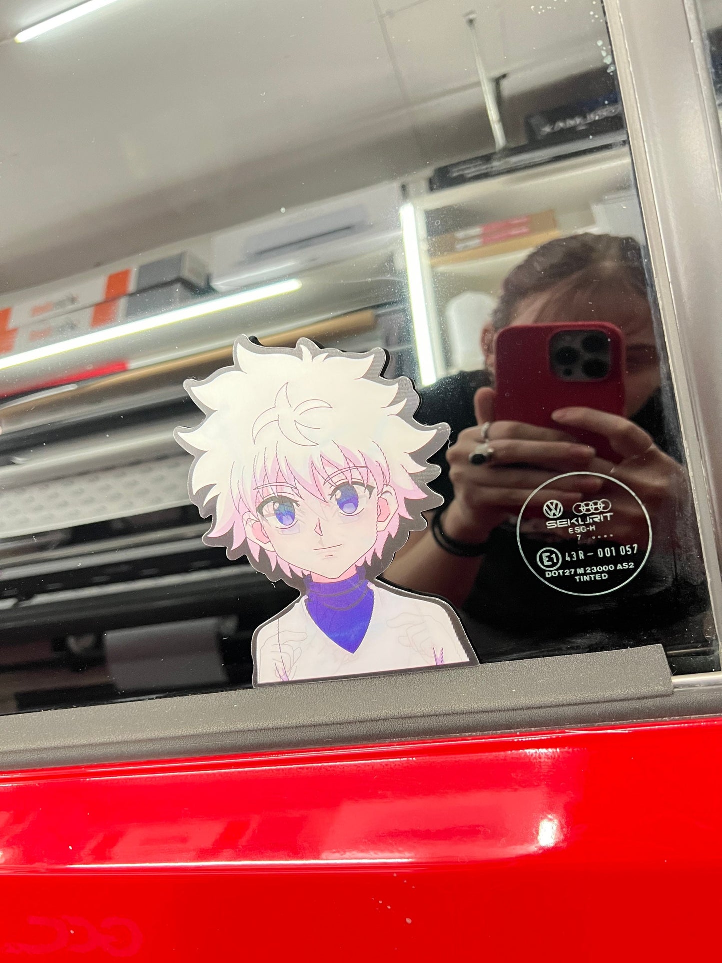 Killua Motion Sticker, Waterproof, anti-fading, Perfect for cars, laptops, windows and more! Hunter x Hunter