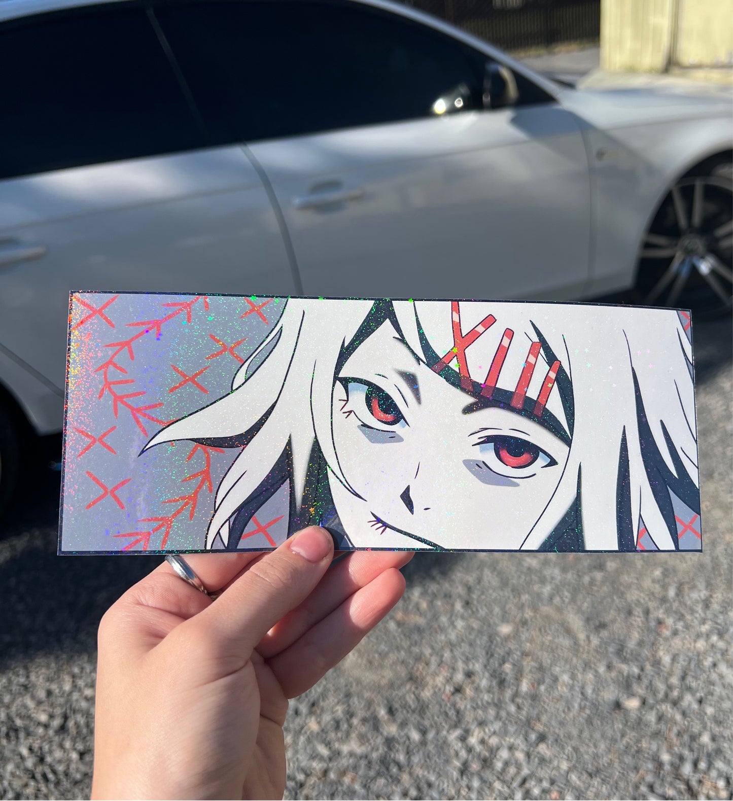 Suzuya Juuzo Slap Sticker Toyko Ghoul, Waterproof, anti-fading, Perfect for cars, laptops, windows and more!