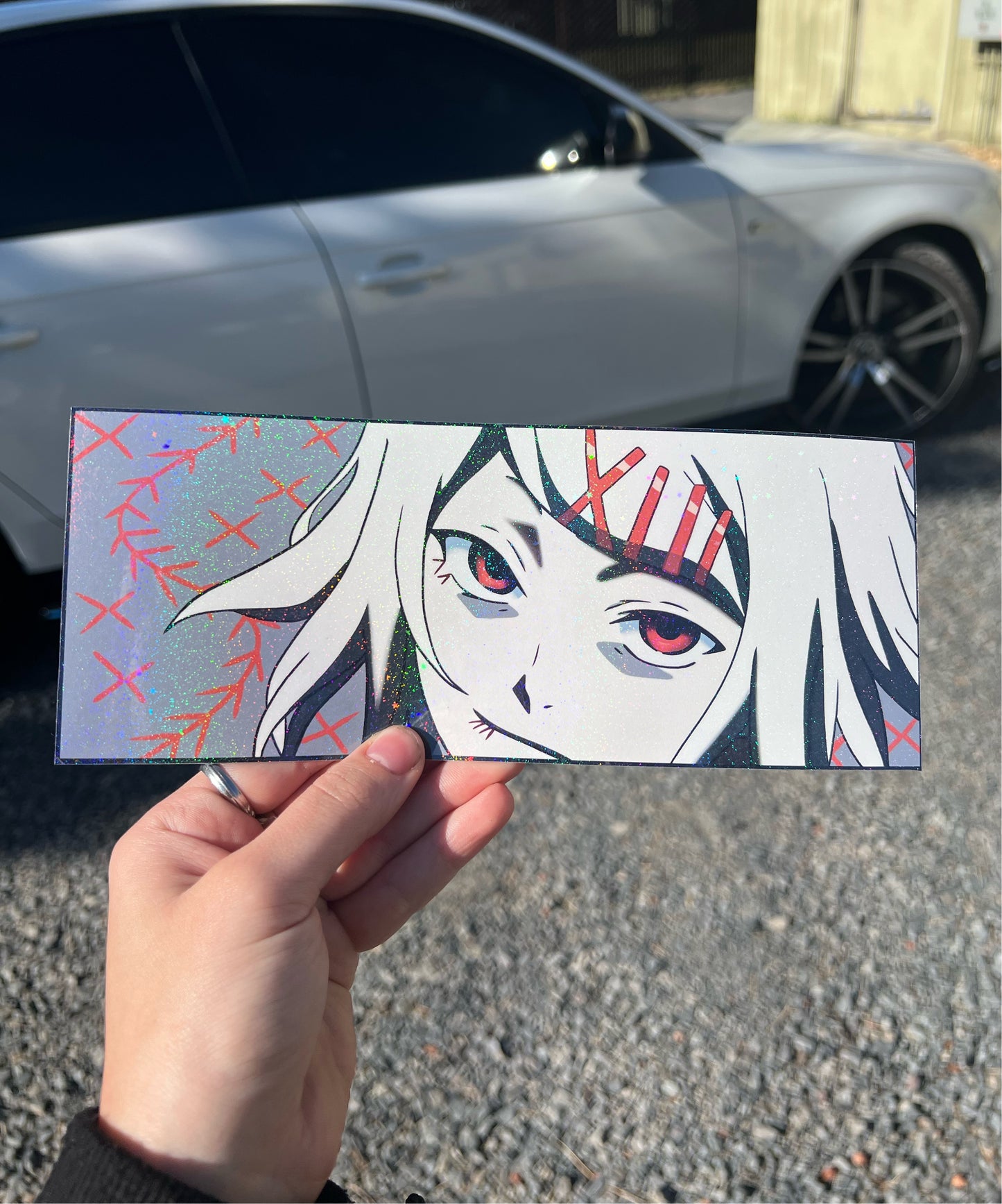 Suzuya Juuzo Slap Sticker Toyko Ghoul, Waterproof, anti-fading, Perfect for cars, laptops, windows and more!
