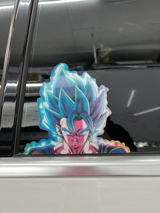 Goku Motion Peeker Sticker, Waterproof, anti-fading, Perfect for cars, laptops, windows and more! Dragon Ball, Dragon Ball Z