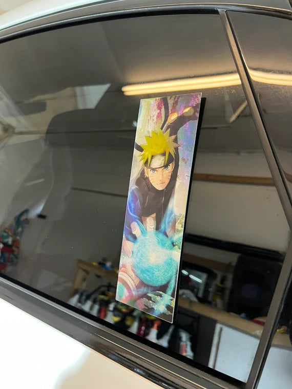 Naruto, Kakashi, and Sasuke Slap Motion Peeker Sticker, Waterproof, anti-fading, Perfect for cars, laptops, windows and more! Naruto