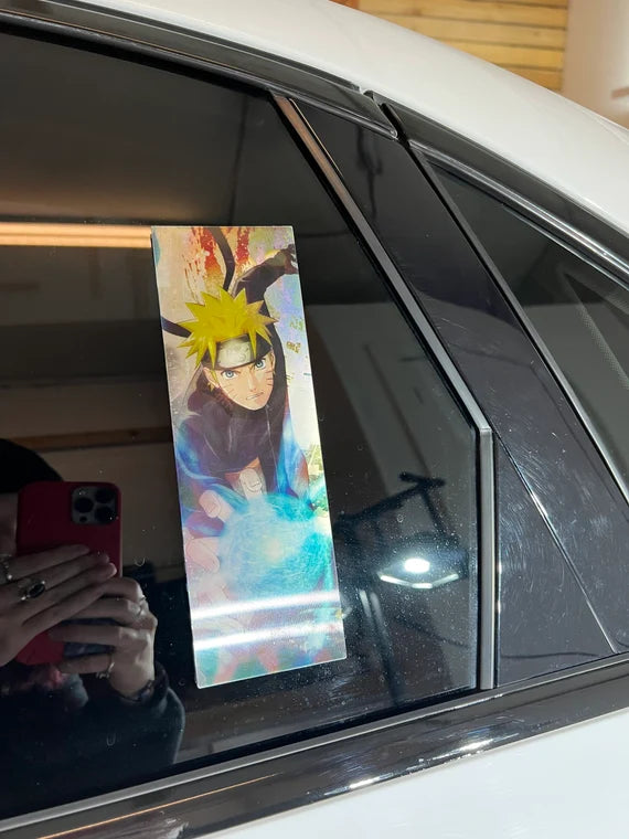 Naruto, Kakashi, and Sasuke Slap Motion Peeker Sticker, Waterproof, anti-fading, Perfect for cars, laptops, windows and more! Naruto