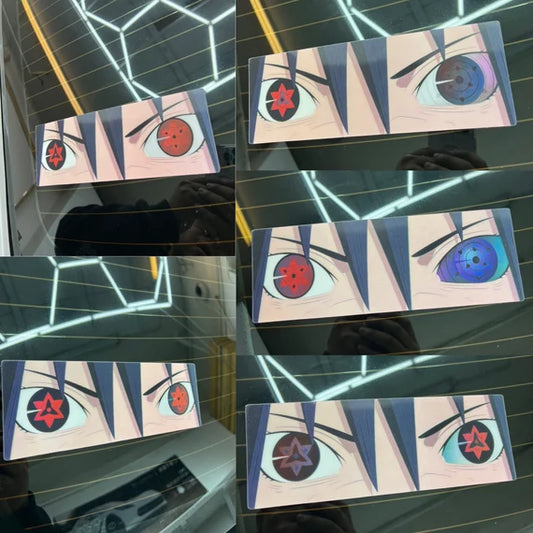Sasuke Slap Motion Peeker Sticker, Waterproof, anti-fading, Perfect for cars, laptops, windows and more! Naruto