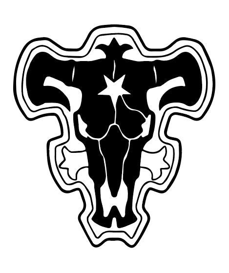 Black bulls esport mascot logo design By Visink | TheHungryJPEG
