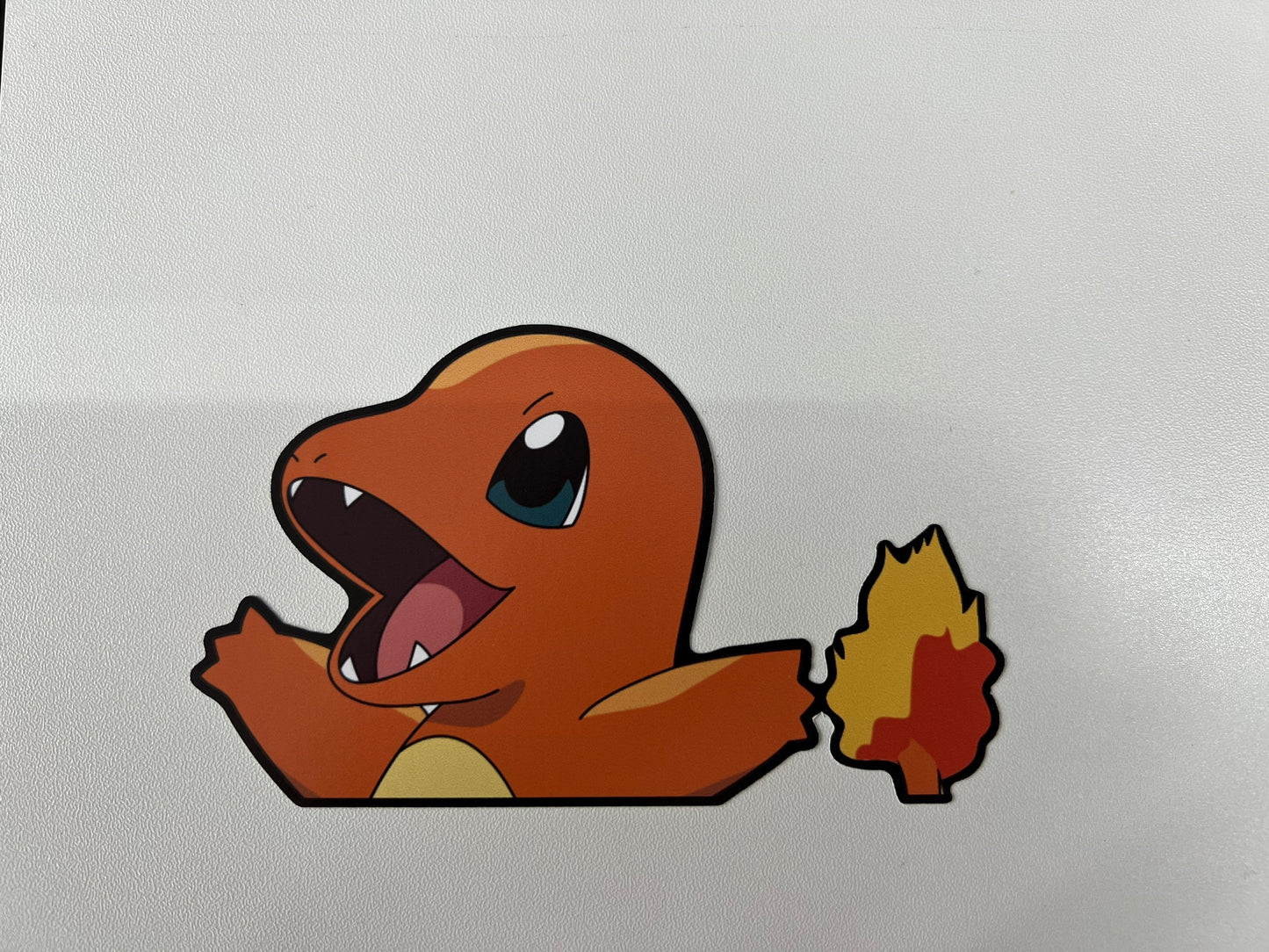 Charmander Peeker Sticker, Waterproof, anti-fading, Perfect for cars, laptops, windows and more! Pokémon