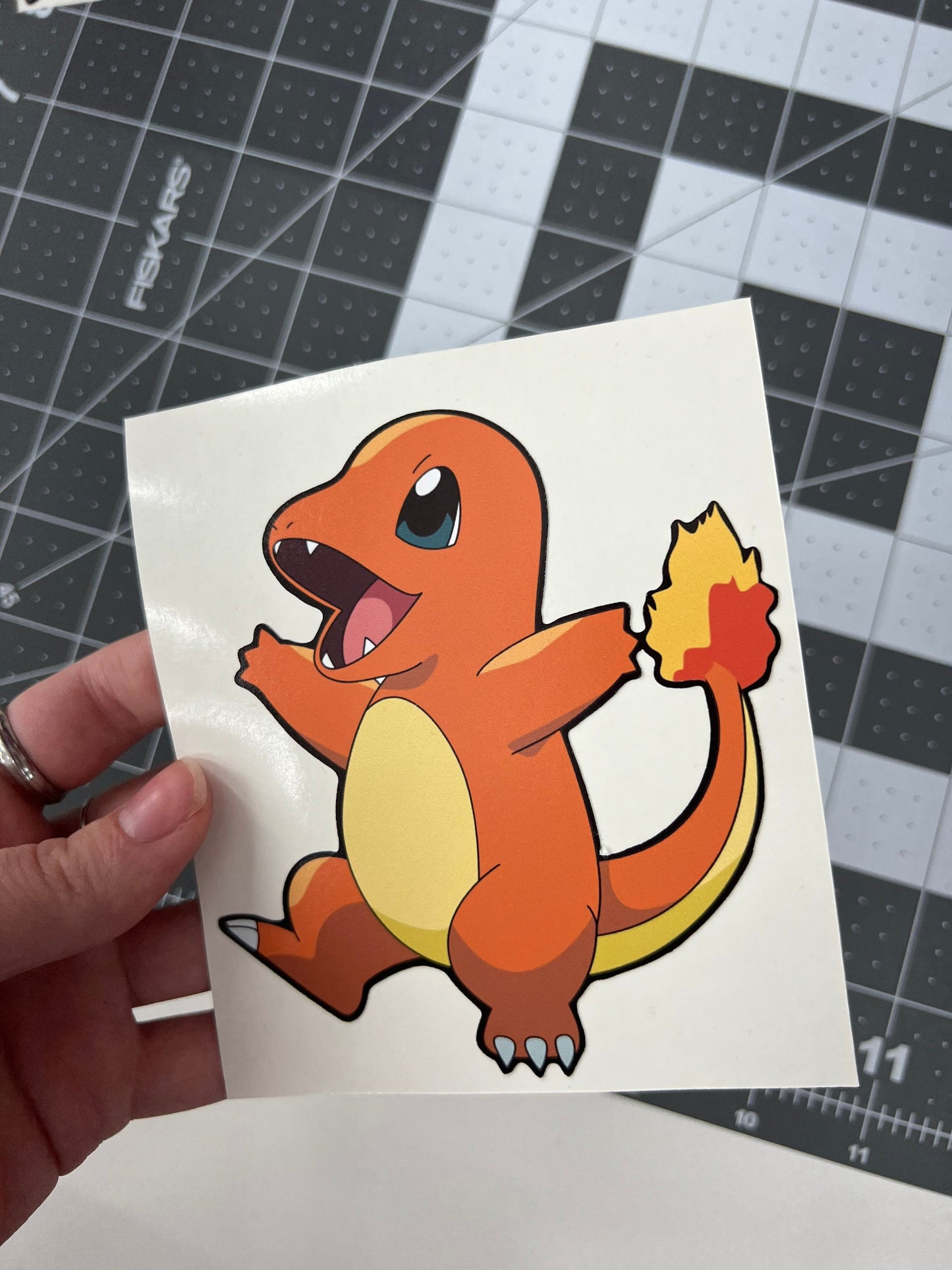 Cute Charmander Sticker, Waterproof, anti-fading, Perfect for cars, laptops, windows and more! Pokémon