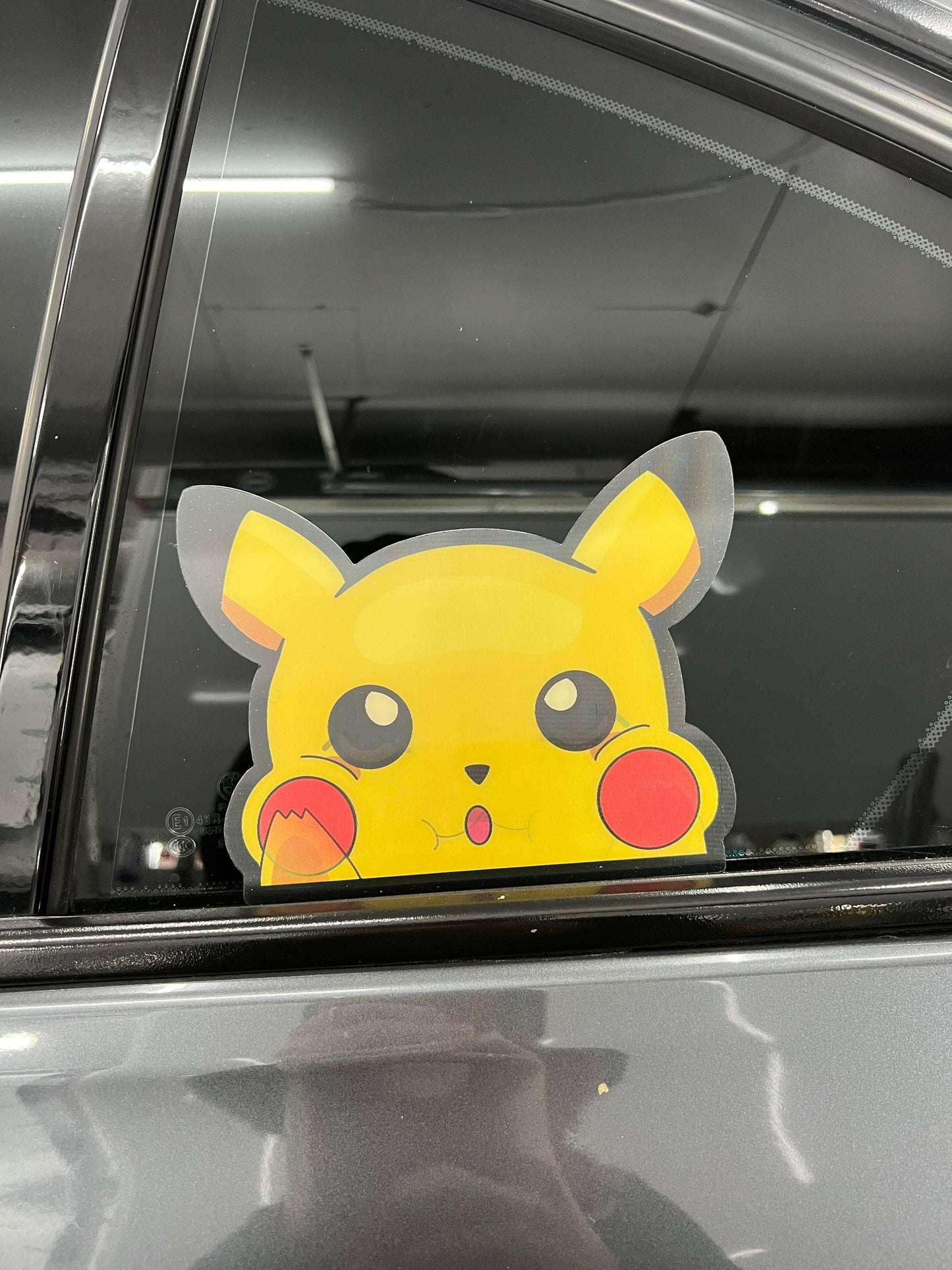 Pikachu Motion Peeker Sticker, Waterproof, anti-fading, Perfect for cars, laptops, windows and more! Pokémon