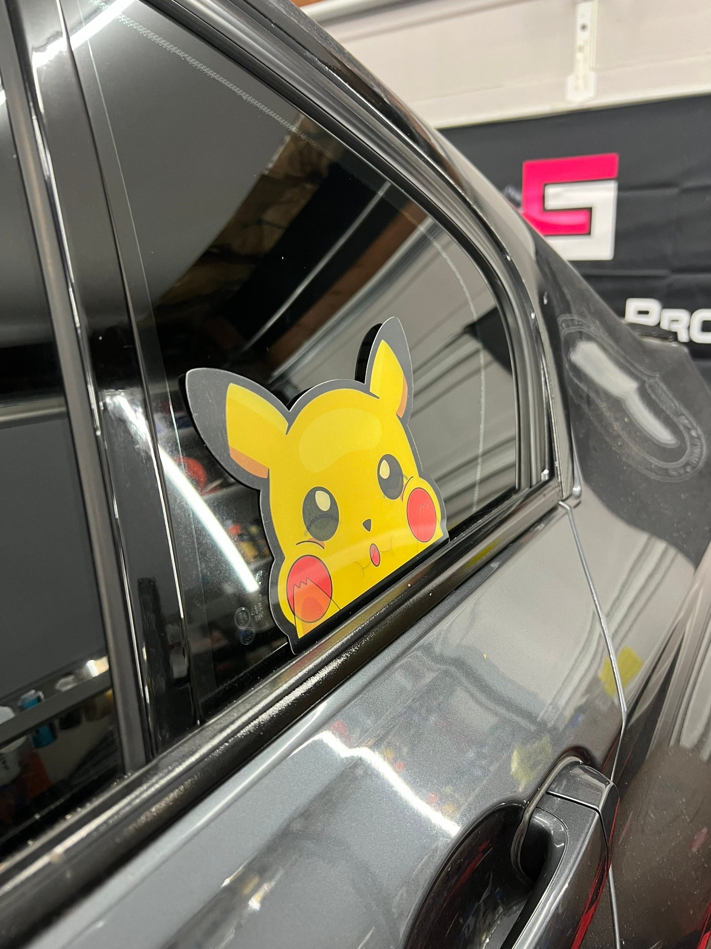 Pikachu Motion Peeker Sticker, Waterproof, anti-fading, Perfect for cars, laptops, windows and more! Pokémon