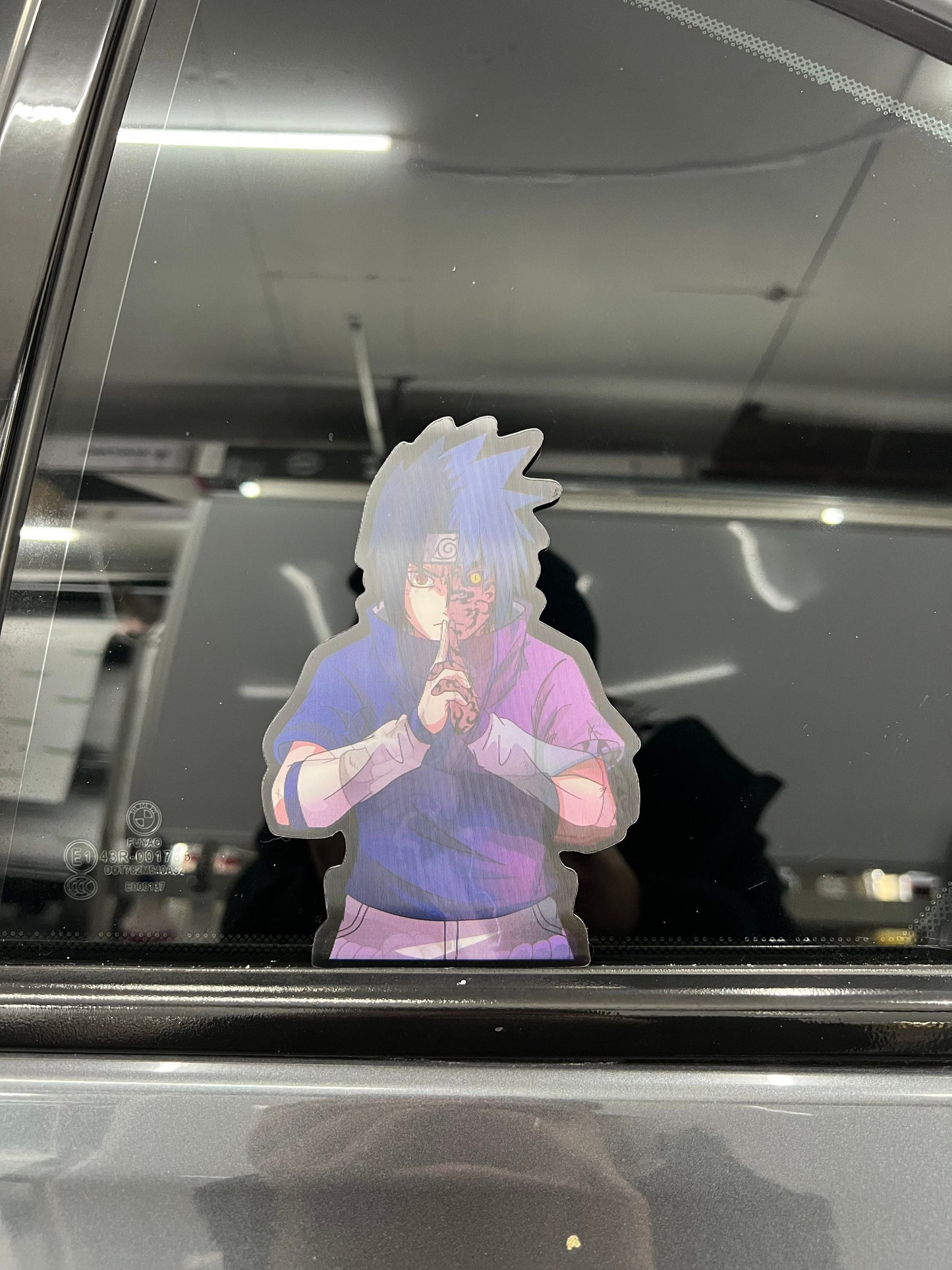 Sasuke Uchiha Motion Peeker Sticker, Waterproof, anti-fading, Perfect for cars, laptops, windows and more! Naruto