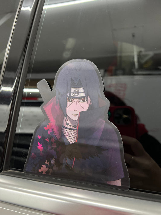 Itachi Uchiha Motion Sticker, Waterproof, anti-fading, Perfect for cars, laptops, windows and more! Naruto