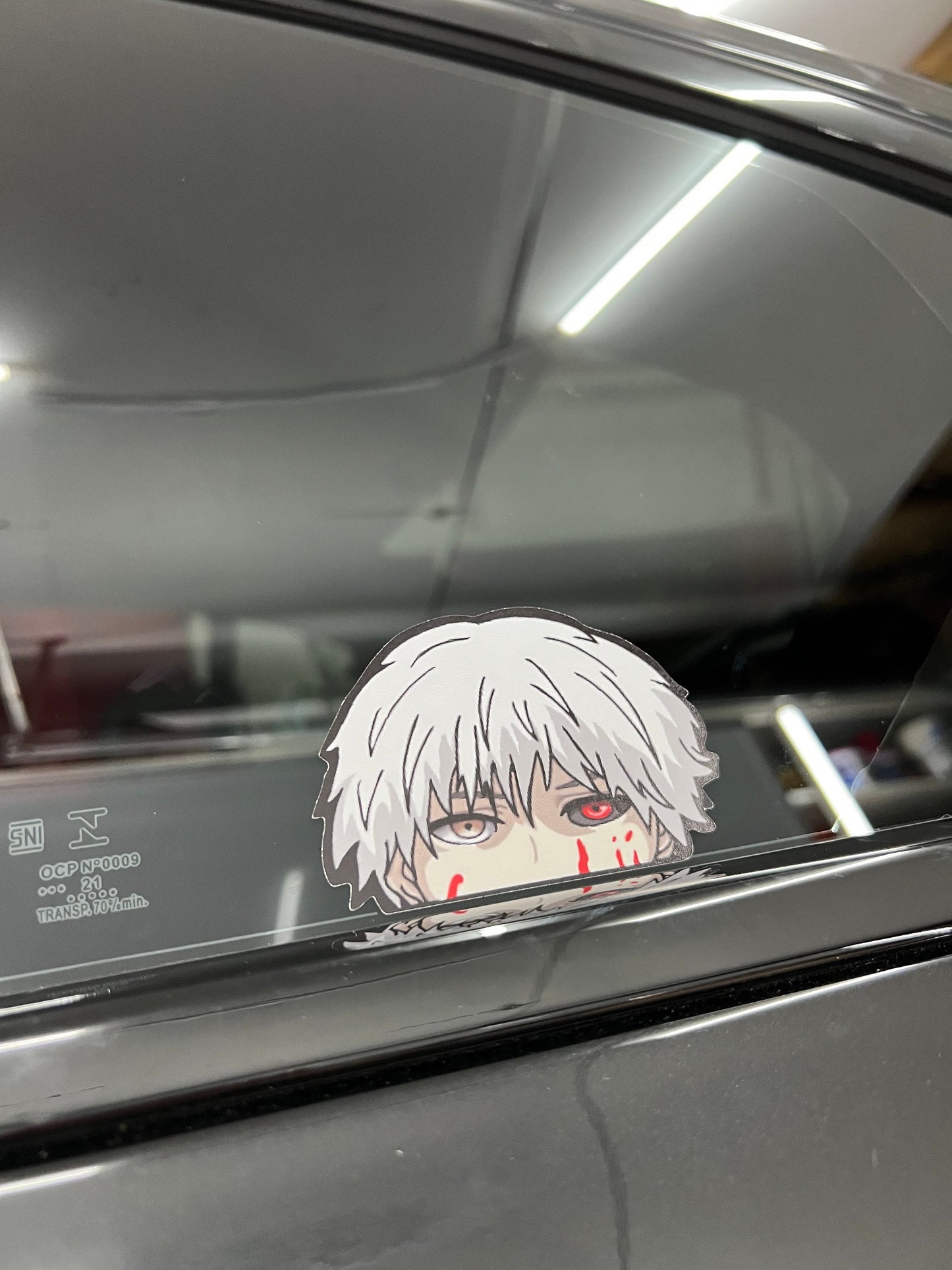 KANEKI Peeker Sticker Tokyo Ghoul, Waterproof Perfect for cars, mugs, decor, High Quality Premium Sticker