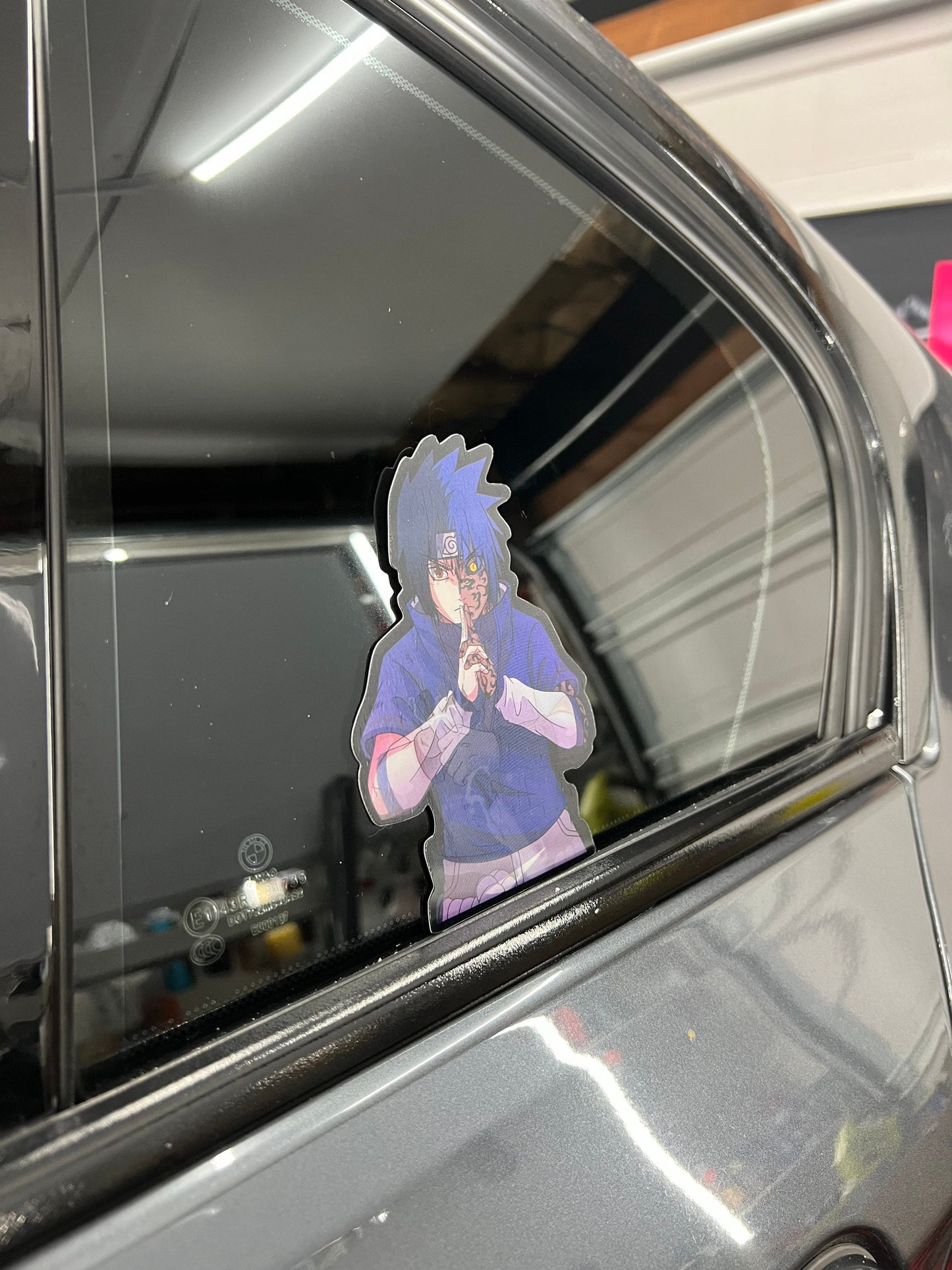 Sasuke Uchiha Motion Peeker Sticker, Waterproof, anti-fading, Perfect for cars, laptops, windows and more! Naruto