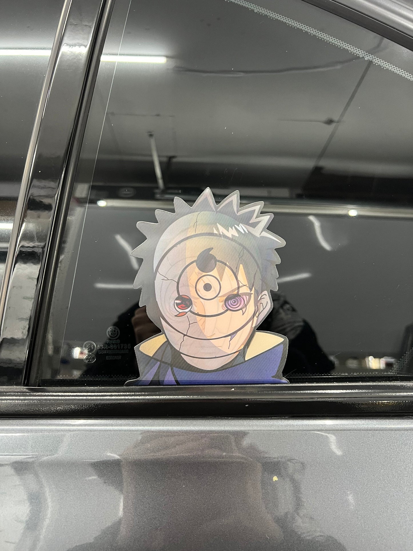 Obito Uchiha Motion Peeker Sticker, Waterproof, anti-fading, Perfect for cars, laptops, windows and more! Naruto