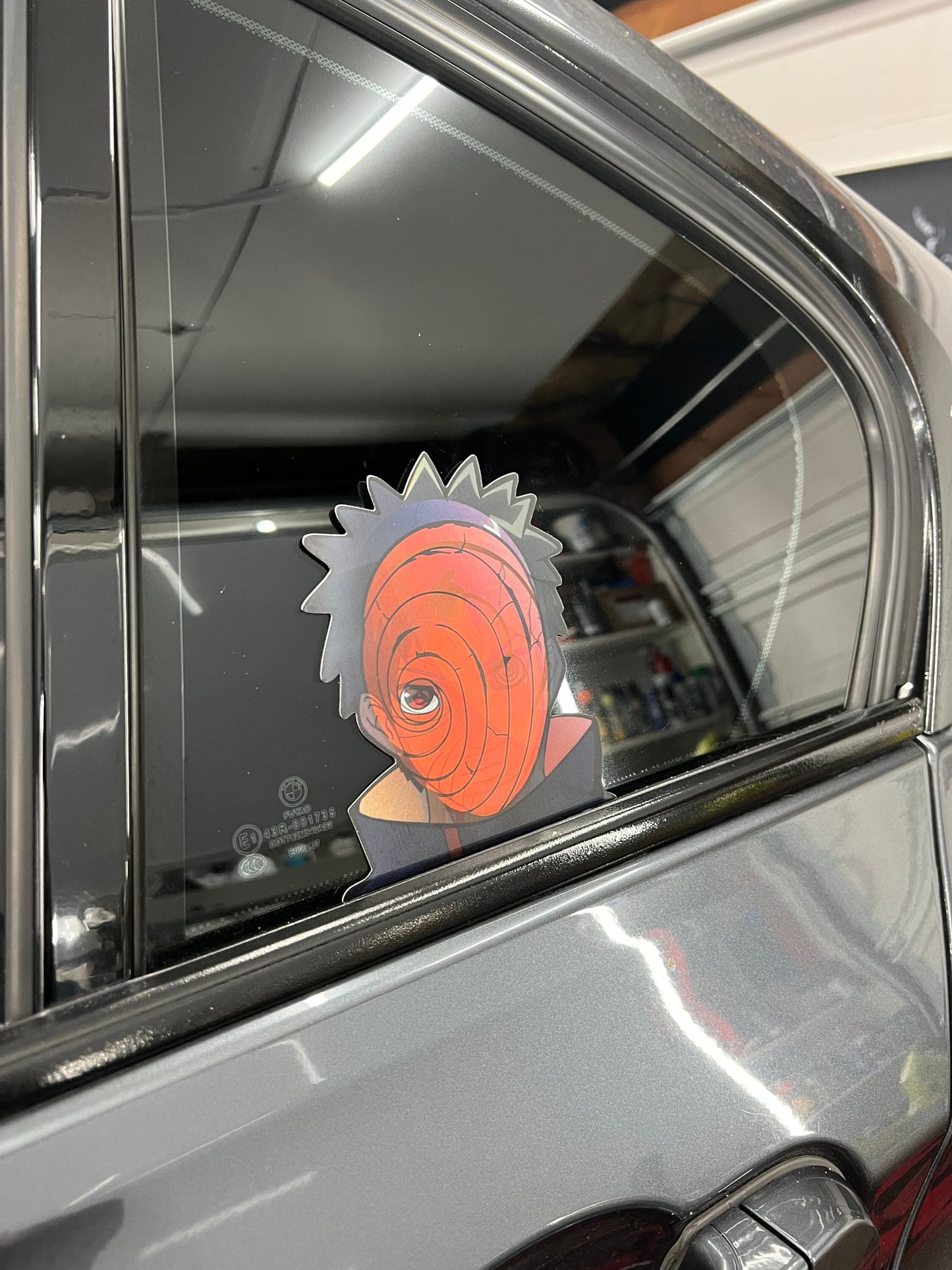 Obito Uchiha Motion Peeker Sticker, Waterproof, anti-fading, Perfect for cars, laptops, windows and more! Naruto