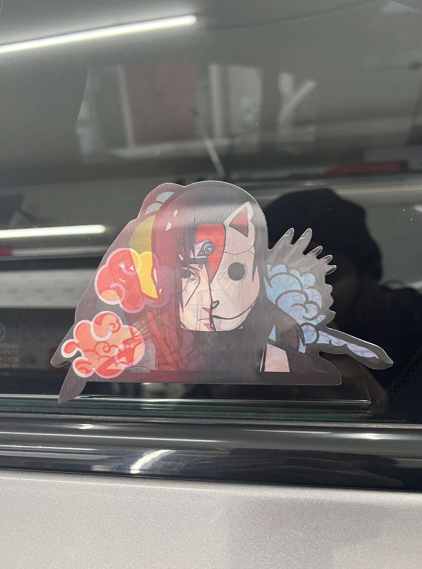 Itachi Uchiha Motion Peeker Sticker, 4 Different Images, Waterproof, anti-fading, Perfect for cars, laptops, windows and more! Naruto