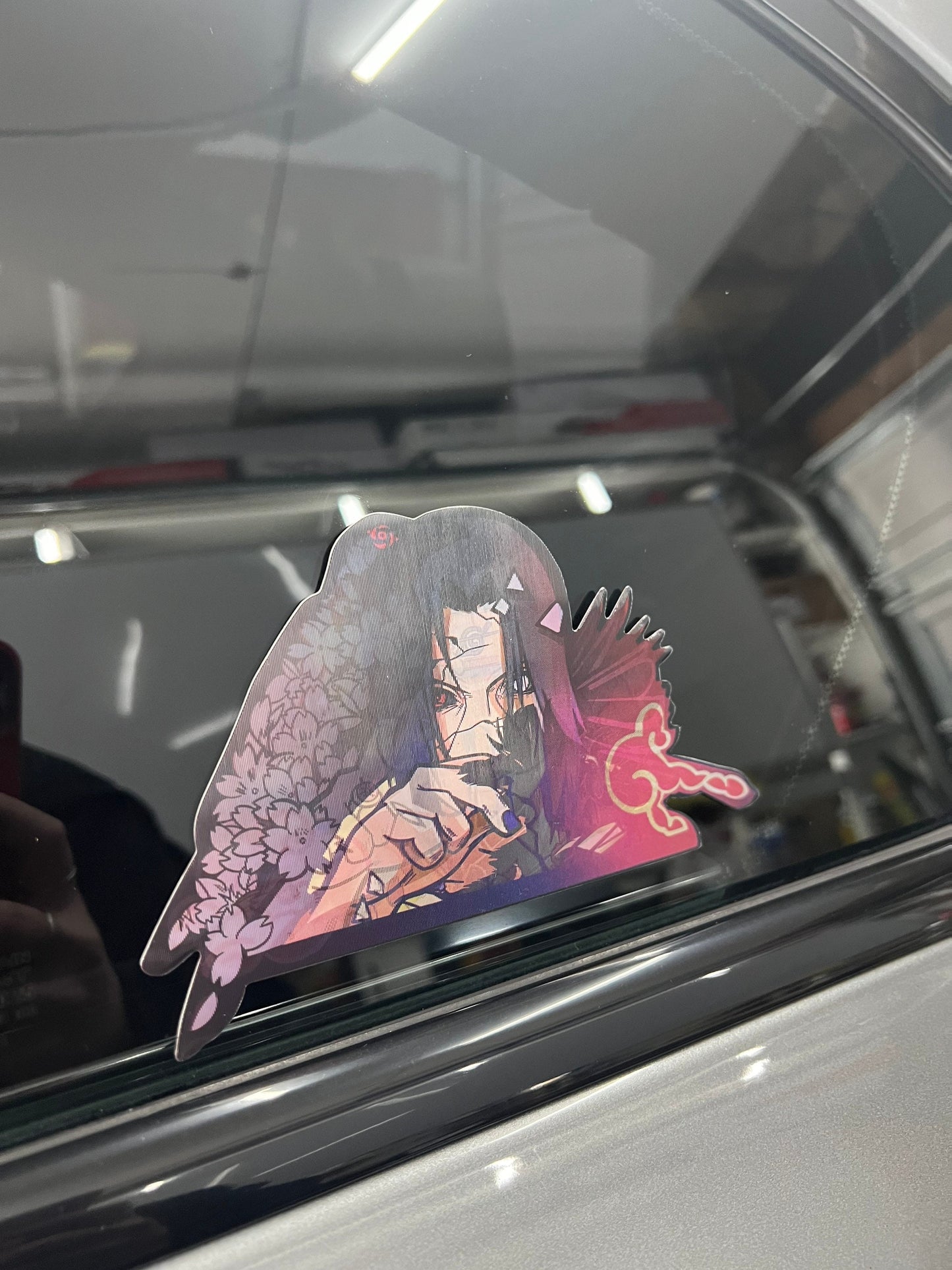 Itachi Uchiha Motion Peeker Sticker, 4 Different Images, Waterproof, anti-fading, Perfect for cars, laptops, windows and more! Naruto