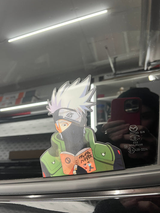 Kakashi Motion Peeker Sticker, Waterproof, anti-fading, Perfect for cars, laptops, windows and more! Naruto